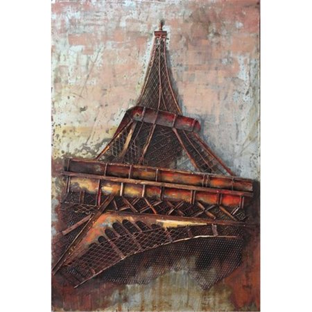 WALL-TO-WALL Primo Mixed Media Sculpture - Eiffel Tower 1 WA2573274